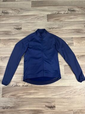 Rapha Men's Core Winter Jacket in Navy Cycling Full Zip Long Sleeve Size Large